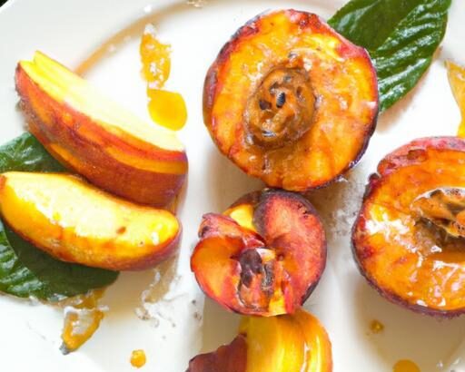 Sweet & Savory: Grilled Peaches with Ricotta and Honey Delight