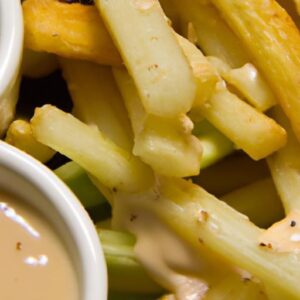 Crispy Yucca Fries with Flavorful Dipping Sauces Unveiled