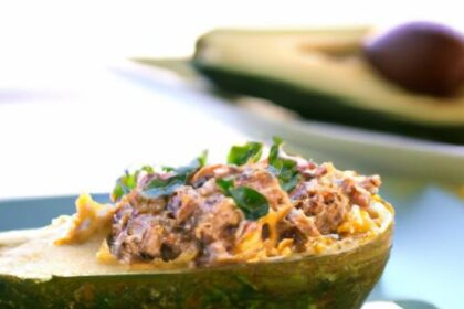 Tasty Stuffed Avocado with Tuna: A Nutritious Delight