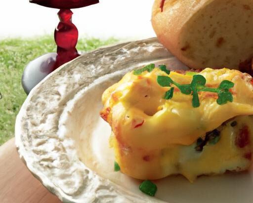 Fluffy Croissant Cheese Soufflé: A Delectable Delight