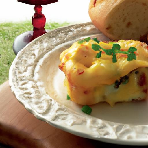 Fluffy Croissant Cheese Soufflé: A Delectable Delight