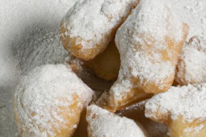 Delight in Grain-Free Beignets: Powdered Sugar Twist