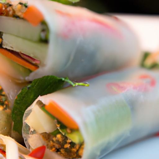 Japanese-Inspired Spring Rolls: A Fresh Culinary Twist