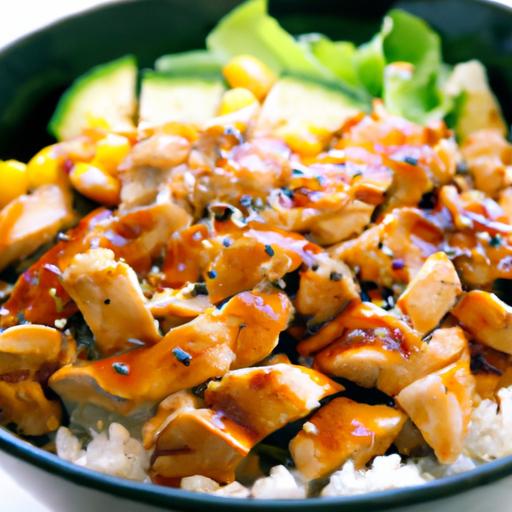 Flavorful Teriyaki Chicken Poke Bowls: A Fresh Twist
