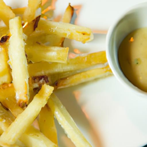 Crispy Yucca fries with Flavorful Dipping Sauces Unveiled