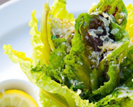 Savor Summer: Grilled Romaine Lettuce with Zesty Lemon Dressing