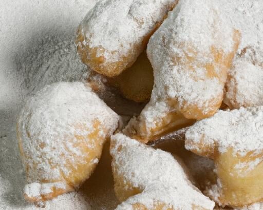 Delight in Grain-Free Beignets: Powdered Sugar Twist
