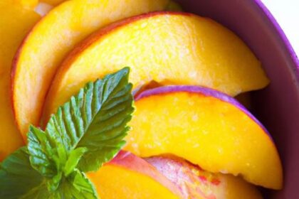 Delightful Cottage Cheese with Sliced Peaches: A Healthy Twist