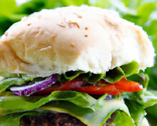 Crunchy Delight: Veggie Burgers Wrapped in Lettuce Buns