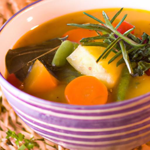 Hearty Vegetable Soup: A Colorful Bowl of Wholesome Goodness
