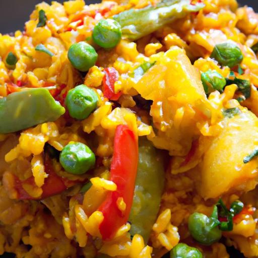 Savor the Sunshine: Crafting Vibrant Vegetable Paella with Saffron Rice