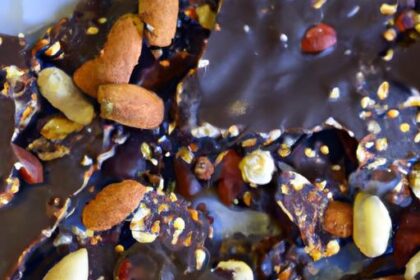 Decadent Dark Chocolate Bark Loaded with Nuts & Seeds