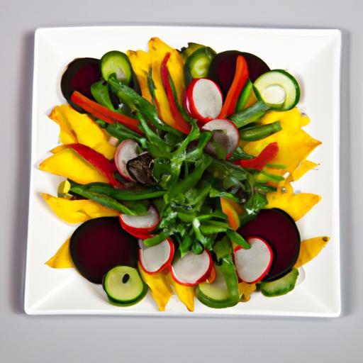 Veggie Waterfall Platter: A Refreshing Twist on Healthy Snacking