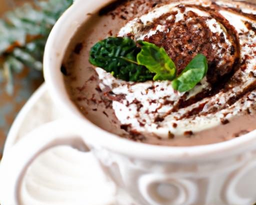 Minty Hot Chocolate Magic: A Cozy Winter Delight