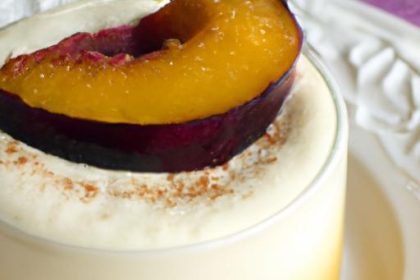 Velvety Pressure Cooker Peach Custard: A Quick Delight