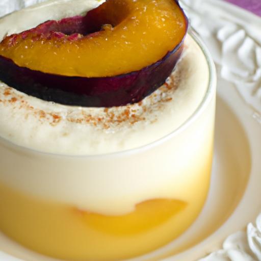 Velvety Pressure Cooker Peach Custard: A Quick Delight