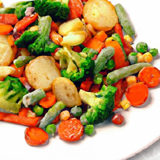 Chill Out with a Colorful Veggie Frozen-Themed Platter