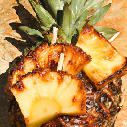 Sizzling BBQ Pineapple with Sweet cinnamon Sugar Twist