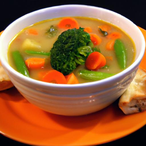 Hearty Vegetable Soup: A Colorful Bowl of Wholesome Goodness
