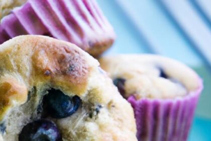Bakery-Style Keto Blueberry Muffins: Low-Carb Delight