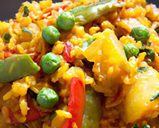 Savor the Sunshine: Crafting Vibrant Vegetable Paella with Saffron Rice