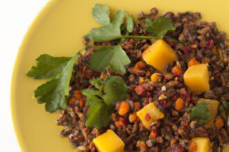 Vibrant Coral Lentil & Sweet Potato Salad: A Flavorful Boost