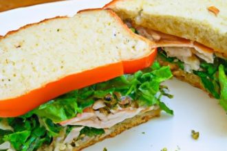 Savory Chicken Pesto Sandwich: A Flavorful Twist to Lunch