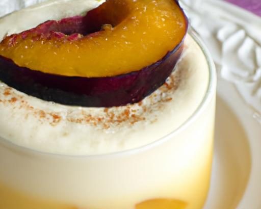 Velvety Pressure Cooker Peach Custard: A Quick Delight