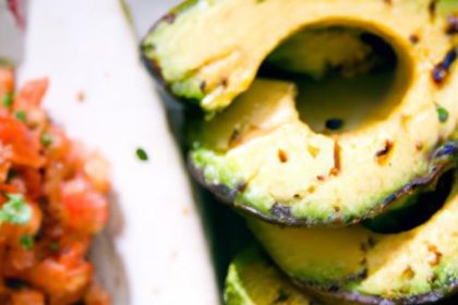 Savor the Flame: Grilled Avocado Halves with Zesty Salsa