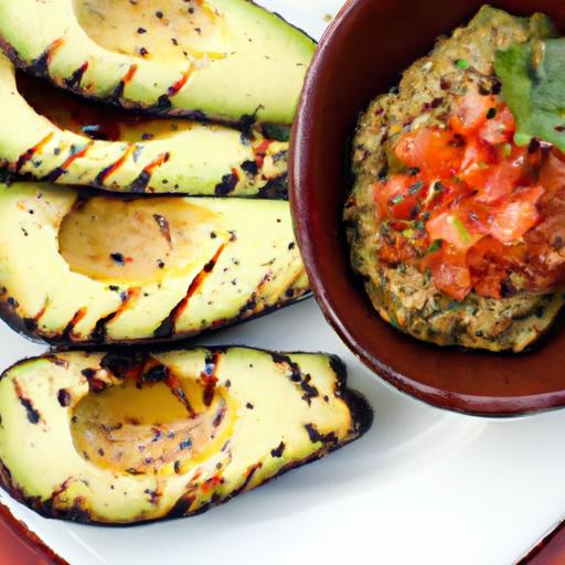 Savor the Flavor: Grilled Avocado Halves with Zesty Salsa