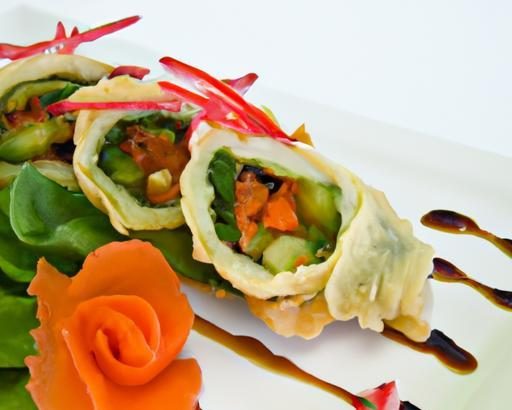 Crispy Vegan Tempura Roll: A Plant-Based Delight Unfolded