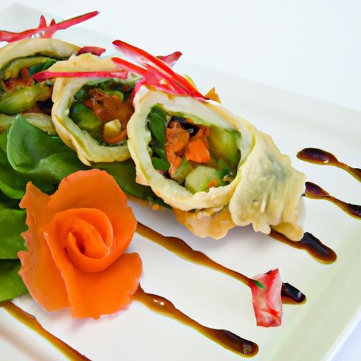 Crispy Vegan Tempura Roll: A Plant-Based Delight Unfolded