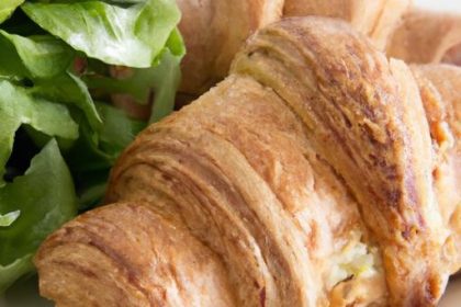Morning Delight: The Perfect Vegetarian Croissant Breakfast