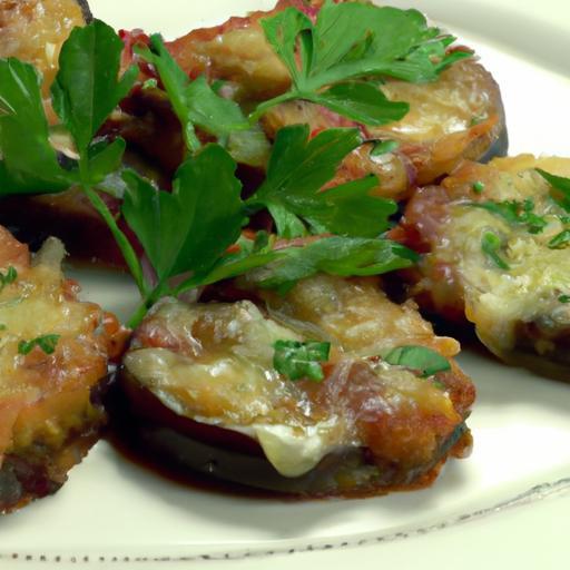 Bite-Sized Eggplant Parmesan: A Crispy, Cheesy Delight