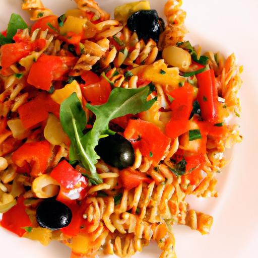 Mediterranean Whole Wheat Pasta Salad: A Flavorful Twist