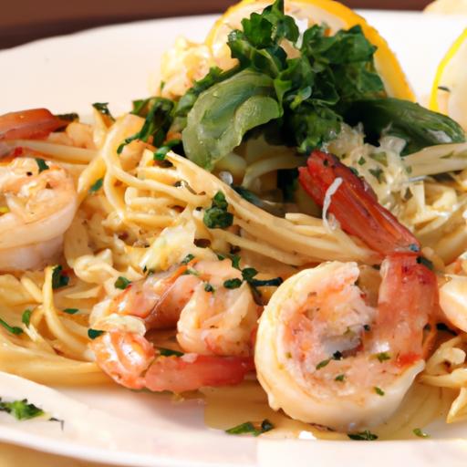 Garlic Shrimp Scampi: A zesty angel Hair Pasta Delight
