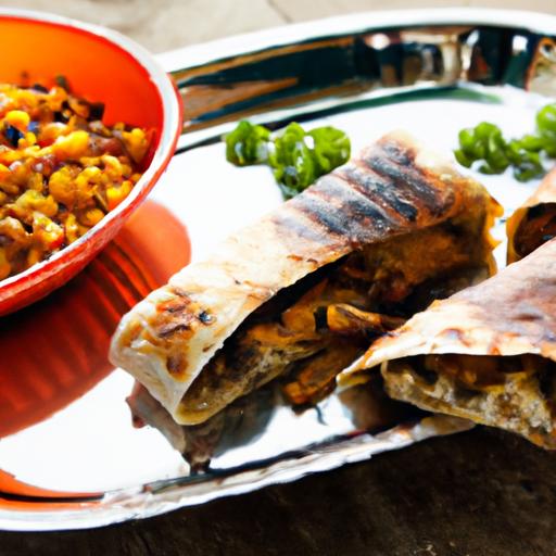 Grilled BBQ Chicken Enchiladas Wrapped in ⁤Foil Magic