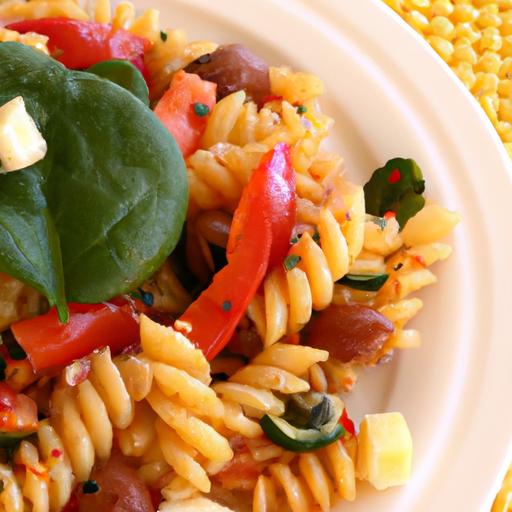 Mediterranean Whole Wheat Pasta ⁤Salad: ⁢A Flavorful twist