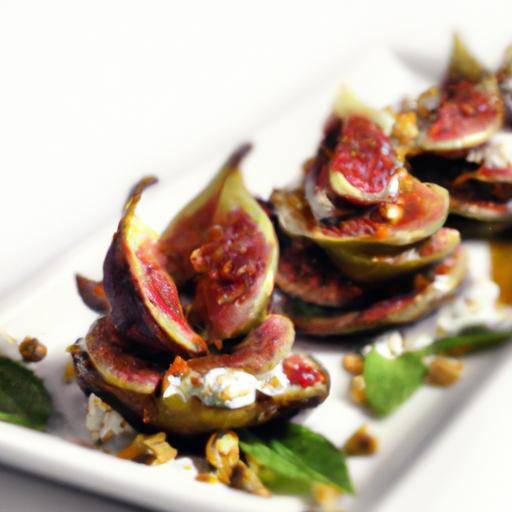 Sweet Meets Savory: The Magic of Grilled figs with Goat Cheese