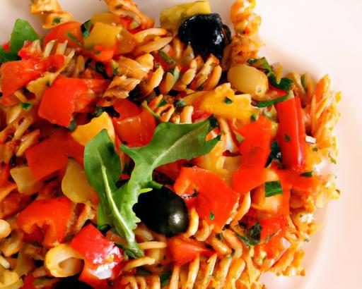 Mediterranean Whole Wheat Pasta Salad: A Flavorful Twist